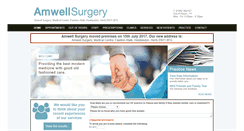 Desktop Screenshot of amwellsurgery.co.uk