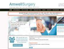 Tablet Screenshot of amwellsurgery.co.uk